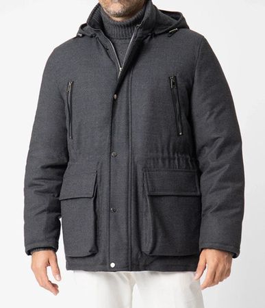 SANNINO Parka Wolle/Kaschmir Gr. S (3746)